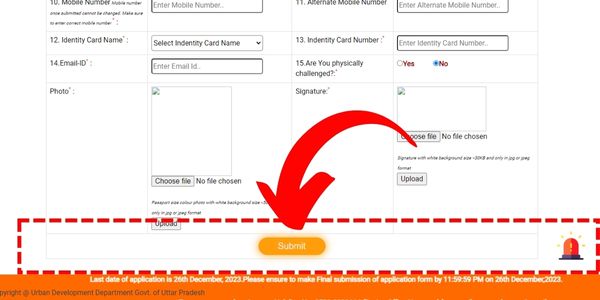 UP CM Fellowship registration form submit